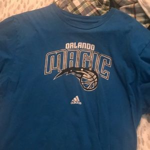 Men’s Blue adidas Orlando magic t-shirt